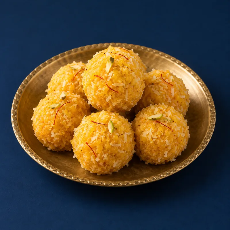 Kesar Kopra Laddoo