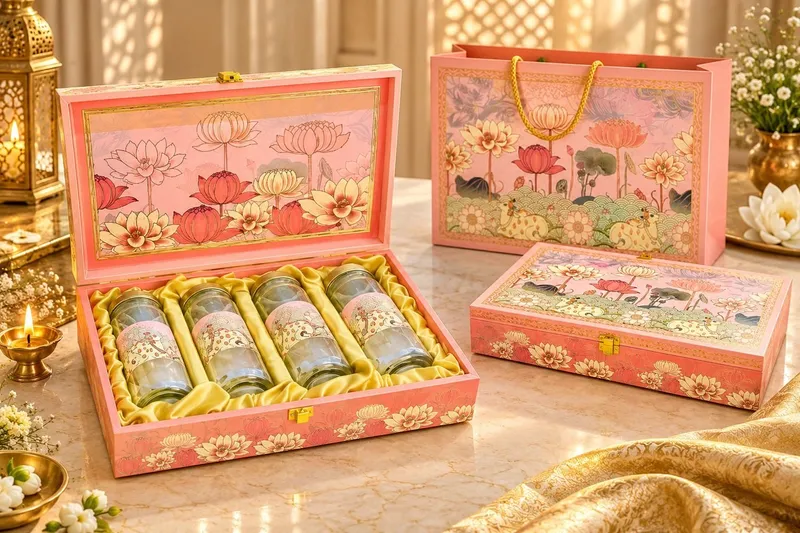 Pink Garden Tall-Jar Hamper