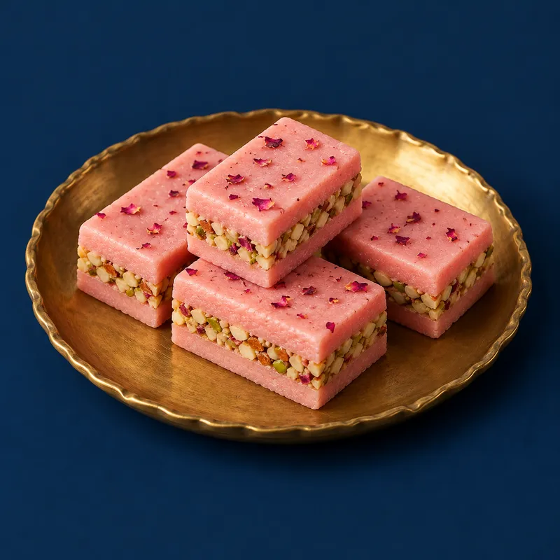 Rose Dryfruit Sandwich