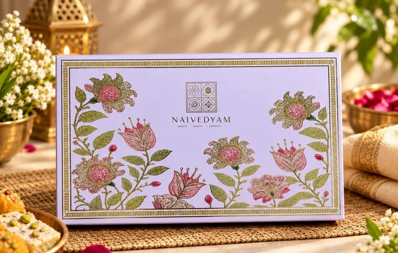 Lilac Floral Box