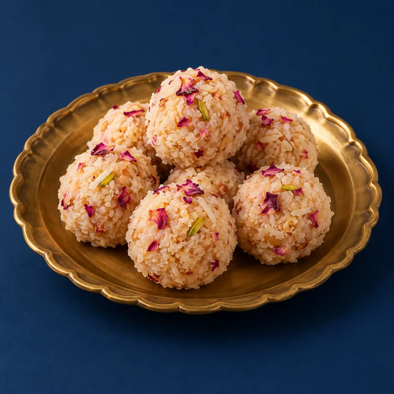 Rose Kopra Laddoo