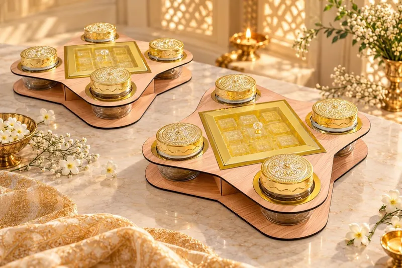 Tiered Jar & Tray Hamper